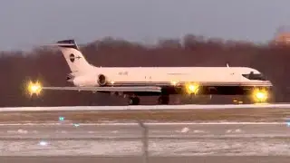 AeronavesTSM McDonnell Douglas MD83 Takeoff from Kansas City (MCI)