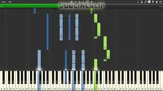 Pokemon Black & White - Route 10 Theme Piano Tutorial Synthesia