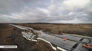 Die Nordreportage 2019 : Erdrutsch auf der Autobahn ||  Die A20 - Gro&szlig;baustelle bei Tribsees