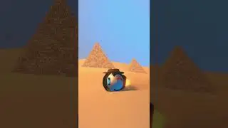 Adventure in Egypt - Blender Robot Animation ||  #animation #comedy #cartoon #robot #funny #blender