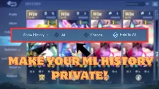 How to hide MLBB history