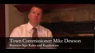 Mike Dawson: Business Sign Rules and Regulations
