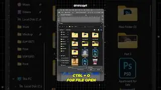 ⚡ Ctrl + O Photoshop Shortcut &ndash; Instantly Open Files Like a Pro! | Time-Saving Tips 🎨