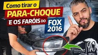 Como tirar o para-choque e os faróis do Fox 2016