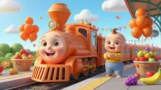 🎵 Colors Train Adventure | nursery rhymes for kids | Baby Song, Learn Colors 🚂🎨
