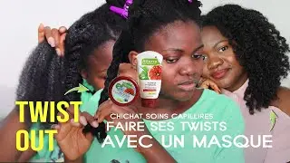 CHITCHAT coupe des pointes, Soins capillaires, comment faire un twist out sur cheveux crépus