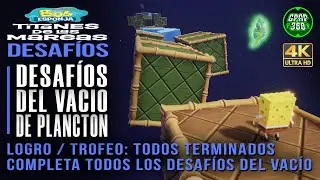 Bob Esponja Titanes de las mareas | Guía de TODOS los Desafíos del Vacío de Plancton (Trofeo)