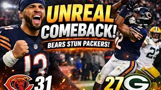 Bears Stun Packers in Historic Playoff Comeback | Caleb Williams&rsquo; Legendary 4th Quarter