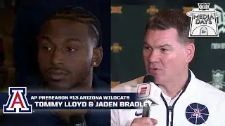 Tommy Lloyd & Jaden Bradley Interview | Big 12 Basketball Media Days presented by New Era