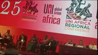 HTS Union Gen. Secretary submitting in a panel on Organizing and Collective Bargaining Power