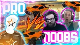 PRO VS. NOOBS in Rocket League ft. SUNLESSKHAN & FLUUMP! - Allegiance