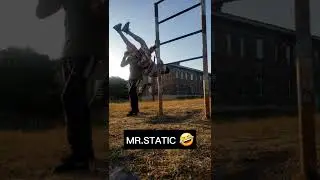 MR.Static Part1 🤣#skills #discipline #24 #motivation #inspiration #dedication #calisthenics