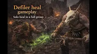 Solo heal in a full group - Defiler heal gameplay PvMP | LOTRO (Glamdring) [EN]