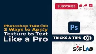 🎨 Photoshop Tutorial: 2 Ways to Apply Texture to Text Like a Pro
