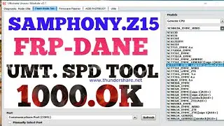 samphony z15 frp UMT Ultimate Unisoc Module vo 1 tool CPU SC9863A 1000ok 2021