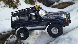 FMS LC80 Pro V2 Takes on DEEP Snow Trails in REAL WORLD Testing