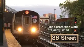N Trains Terminating at 86 St. [4K]