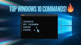 ✅ Top Windows 10 Commands (2025) | Windows 10 CMD Commands
