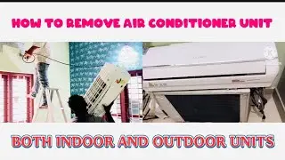 How to remove Air Conditioner Unit || Spit AC #uninstallation (@Arifhomecookingandvlogs1 )