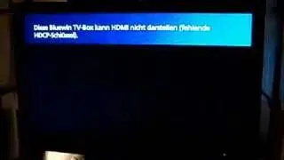 Bluewin TV Rev. 2 HDMI @ Sharp 46DX1E