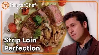 New York Strip Loin with Miso Ginger Garlic Puree | MasterChef Canada