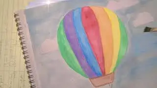 PAINTING WITH HAIKU | WATERCOLOR PAINTING | AIR BALLOON | WORLD POETRY DAY