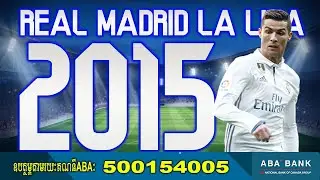 Real Madrid La Liga 2015 Font Football By Black Font Free all download Font OTF And AI for 2022