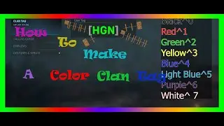 How To Make Your Clan Tag Different Colors (Call Of Duty Modern Warfare Tutorial Any Color ClanTag)