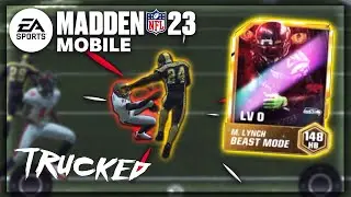 AKA BEASTMODE BREAK EVERY TACKLE!! MADDEN MOBILE 23 AKA ICONIC FOIL GAMEPLAY!!