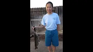 Jeannie reeled in her record catfish at New Melones Lake