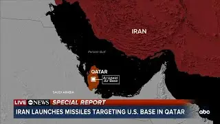 Iran launches missiles targeting US base in Qatar