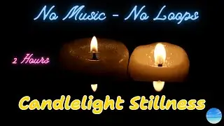 🕯️🐝 Cozy Candlelight Relaxation 🌊 Beeswax Candles, Water Reflections & Nature Sounds ✨🛁🌿🔥1 Hour🕰️
