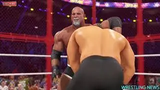 Great Khali vs Goldberg Hell in a Cell Match