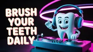 Brush Your Teeth Dance Party | DJ Tooth Disco Song | Fun Cartoon Kids Song