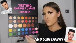 TESTING JAMES CHARLES X MORPHE | AND GIVEAWAY!!
