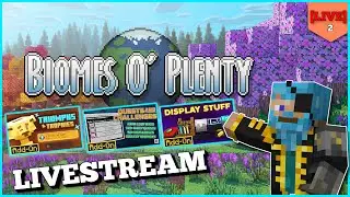 Quests, Challenges & Biomes! &brvbar; Biomes O' Plenty Livestream World &brvbar; 2 &brvbar; Minecraft Bedrock &brvbar; Daz Man