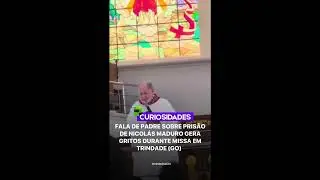 Padre Anem&eacute;zio, em Trindade, GO,  denuncia ataque imperialista de Trump/EUA na Venezuela: 