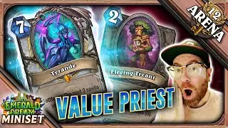 This is why Priest NEEDS A NERF! Tyrande Priest to 12! - Hearthstone Arena