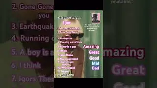 Ranking all Songs of Igor #tylerthecreator #songranking #igor