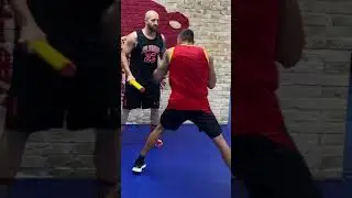 Padwork boxing drills. Mittwork combination. Full version mittwork.