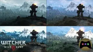 The Witcher 3 | Vanilla vs PLM Ultimate 7.0 vs IL Nudel vs Wiedzmin | Lighting mods Comparison