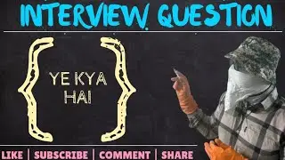 {  } ek Bada bawal | curly braces  | Java Interview Questions | Java Pani hai | ​⁠How to apply { }