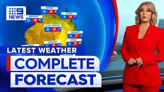 Australia Weather Update: Total fire ban as severe weather warning in place | 9 News Australia