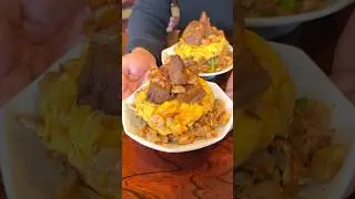 Безумно вкусный тайваньский жареный рис с мега-чесноком!