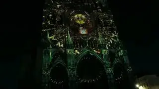 Amiens Cathedral - light show - Summer 2025