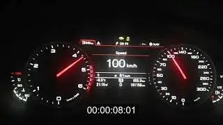 Audi A6 C7 3.0TDI 0-60/0-100 Multitronic