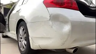 G35/G37 rear bumper removal / walk through