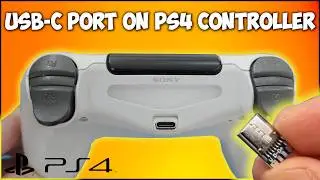 Easily install a USB-C port on a PS4 controller