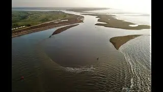 Leaving the river Deben mid-tide 2nd June 2022