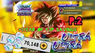Ultra Full power ssj4 Goku Summons #2 | Dragon ball Legends